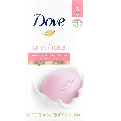 Dove 6 Pack Bar Soap 22.5oz