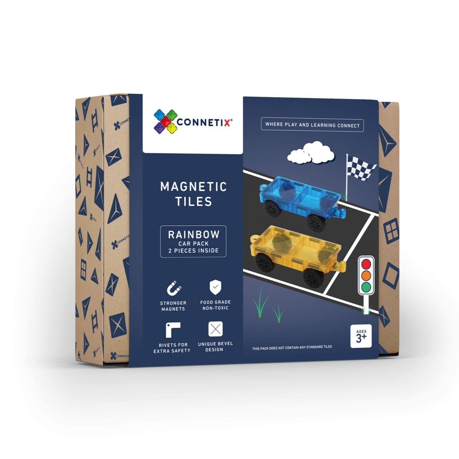Connetix Tiles - 2 Piece Car Pack
