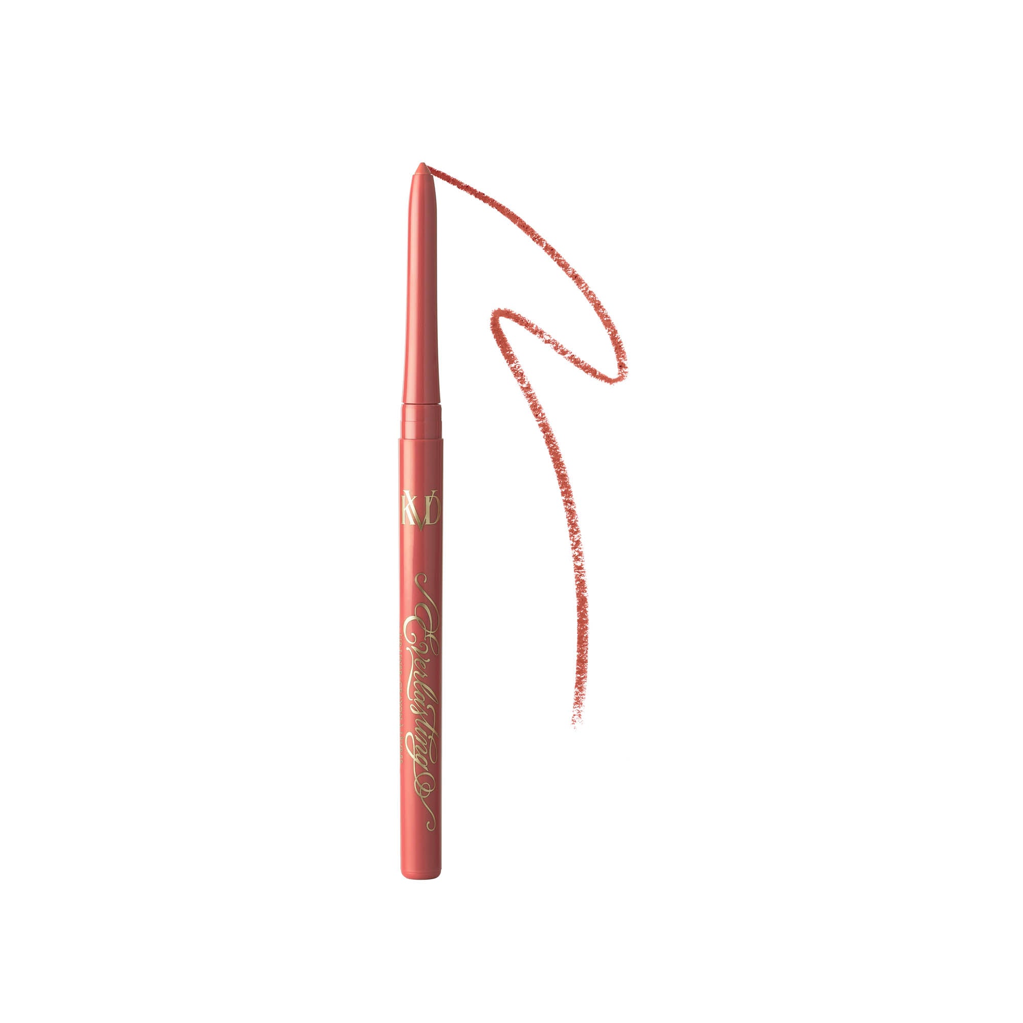 An open everlasting Lip Liner pencil with smear in shade Bow N Arrow