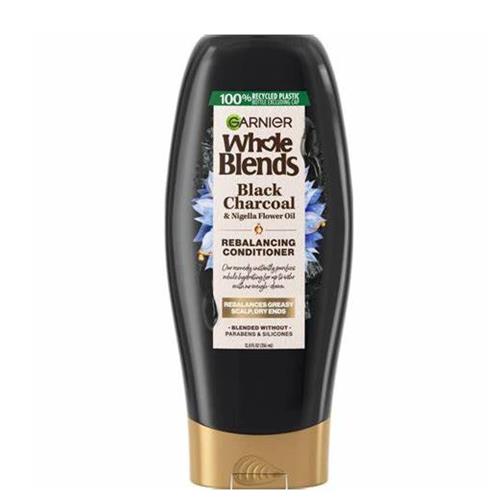 Garnier Whole Blends Black Charcoal and Nigella Flower Oil, 12 OZ