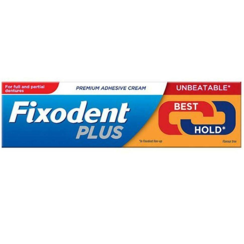 Fixodent Plus Denture Adhesive Cream Dual Power, 40g