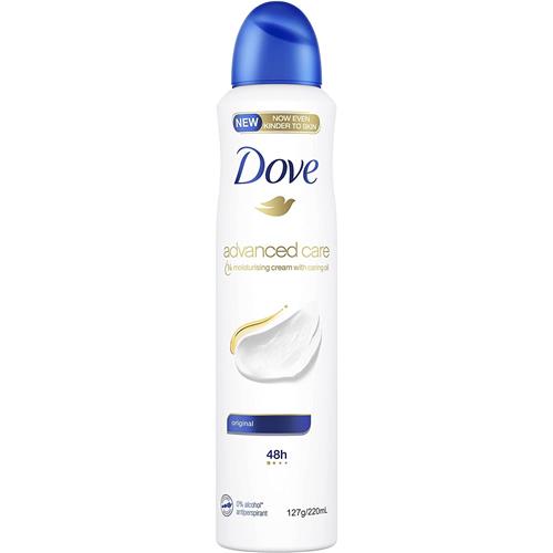 Dove Advanced Care 0% Alcohol Antiperspirant Spray 220ml
