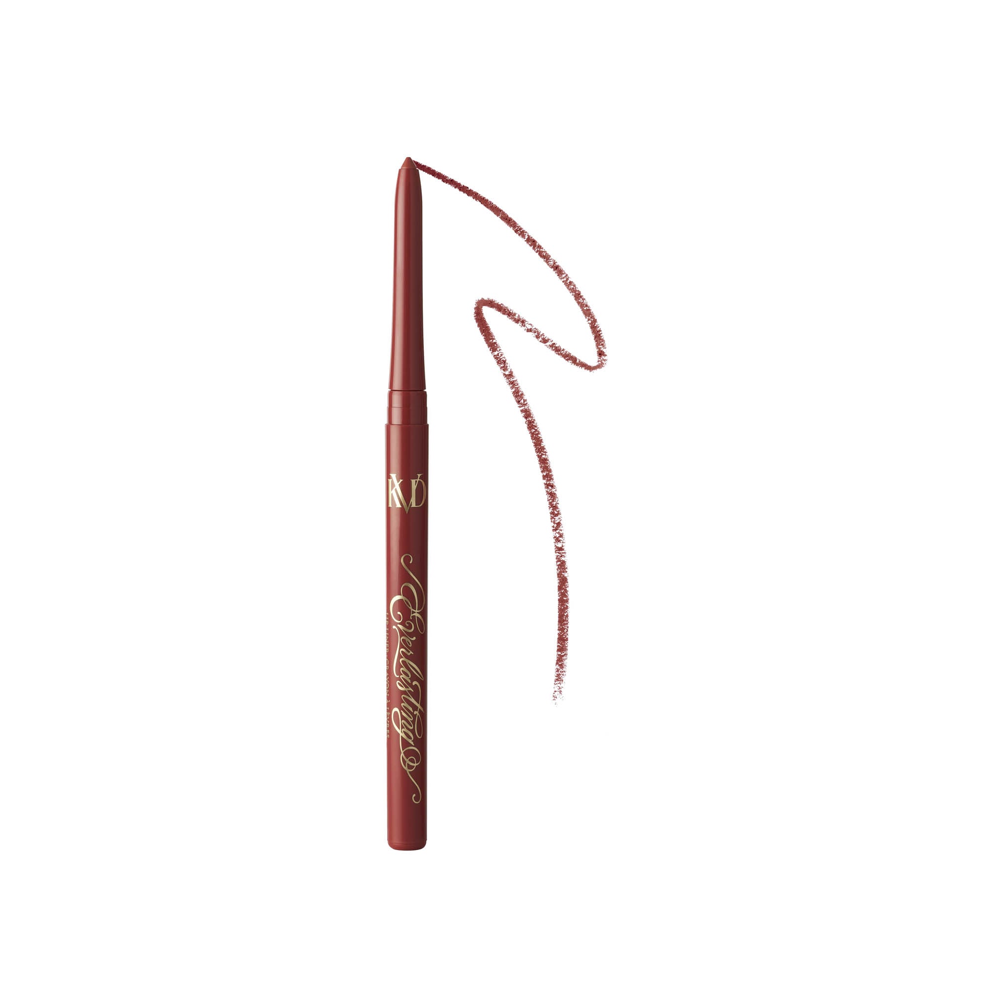 An open everlasting Lip Liner pencil with smear in shade Hawkwind
