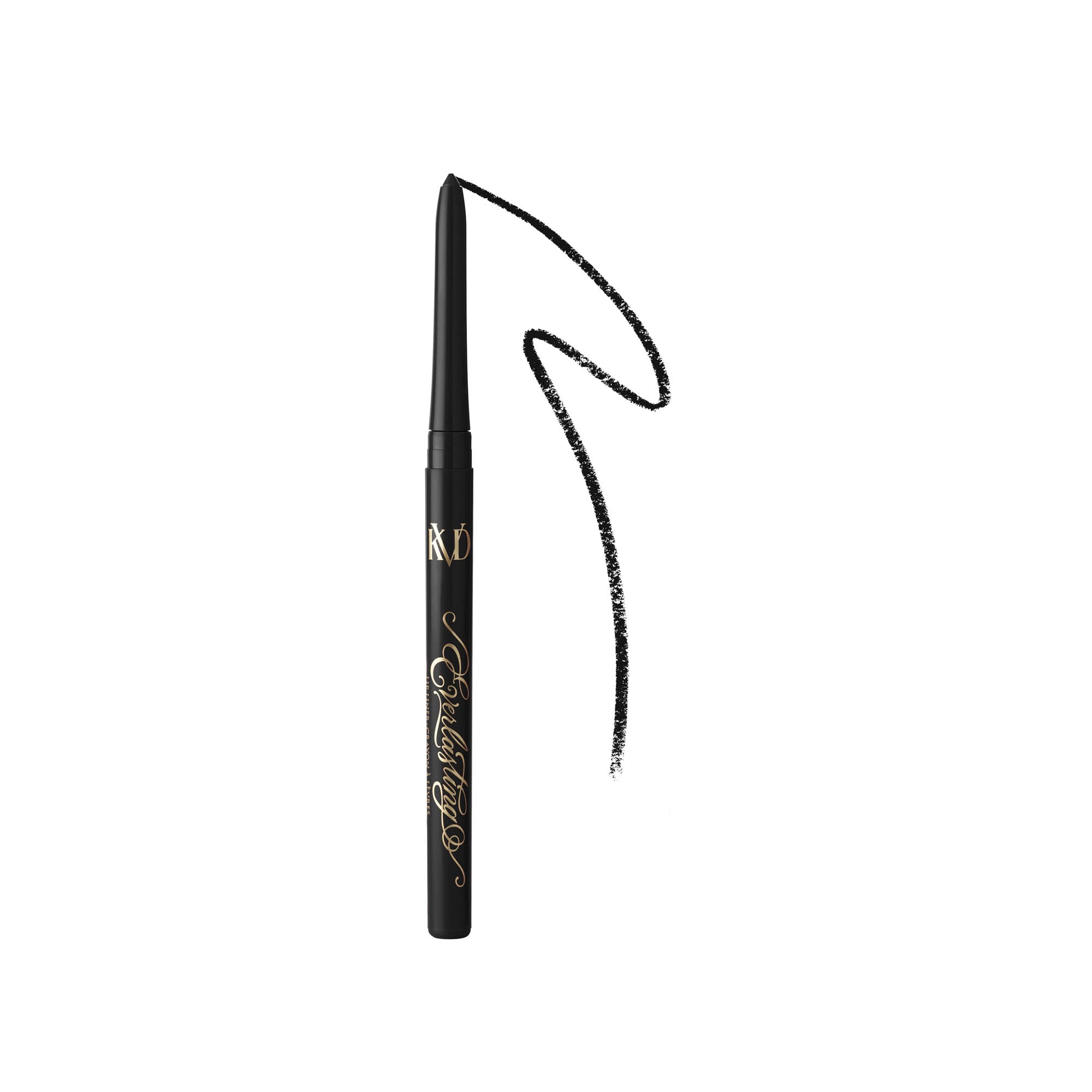 An open everlasting Lip Liner pencil with smear in shade Skully