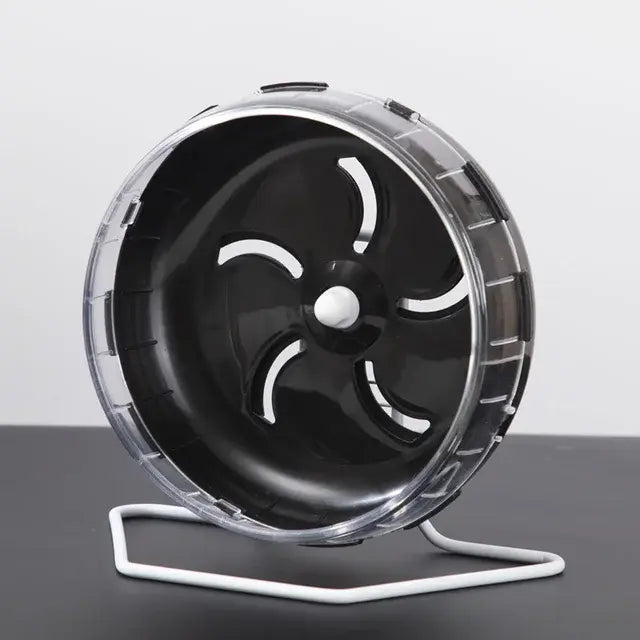 Hamster Running Wheel Black Diameter 12 cm