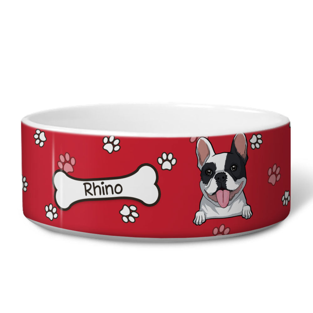 Colorful Bowl - Personalized Custom Ceramic Pet Bowl