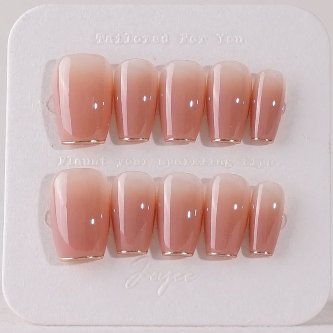 Handmade- Clean Grace Press On Nail Set