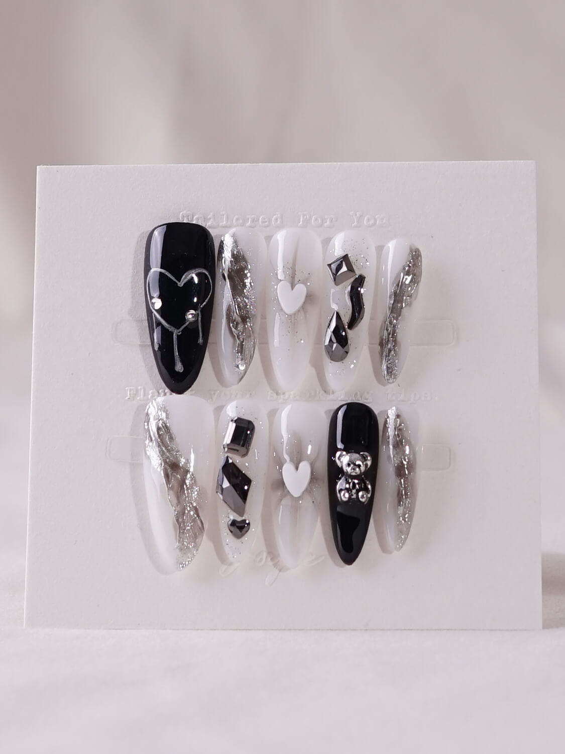 joyee-custom-press-on-nails-dark-ice-long-almond