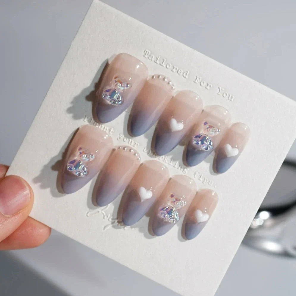 Nude-Med-Almond-nails-bear-hug