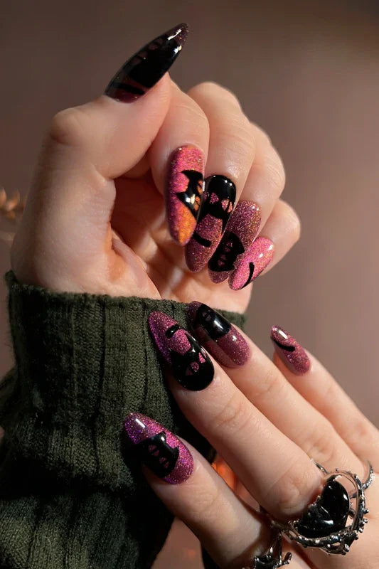 Handmade- Night Prowler Press On Nail Set