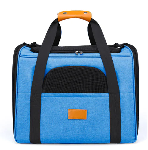 Canvas Pet Carrier Bag New Peacock Blue