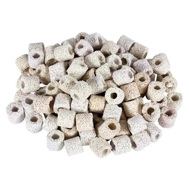 Aquarium Filter Media Bundle White Respiratory 500g with Net Bag