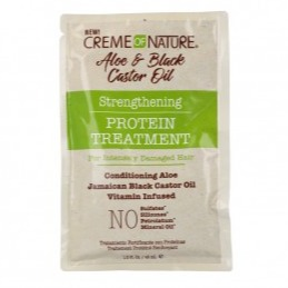 Creme of Nature Aloe & Black Castor Oil Strengthening Protein Treatment (1.5 oz.)