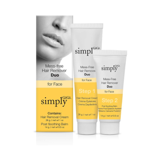 GiGi Simply Mess-Free Hair Remover Cream Duo for Face