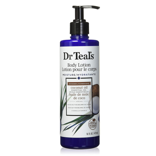 Dr Teal's Body Lotion Moisture plus Nourishing Coconut Oil, 16 fl oz