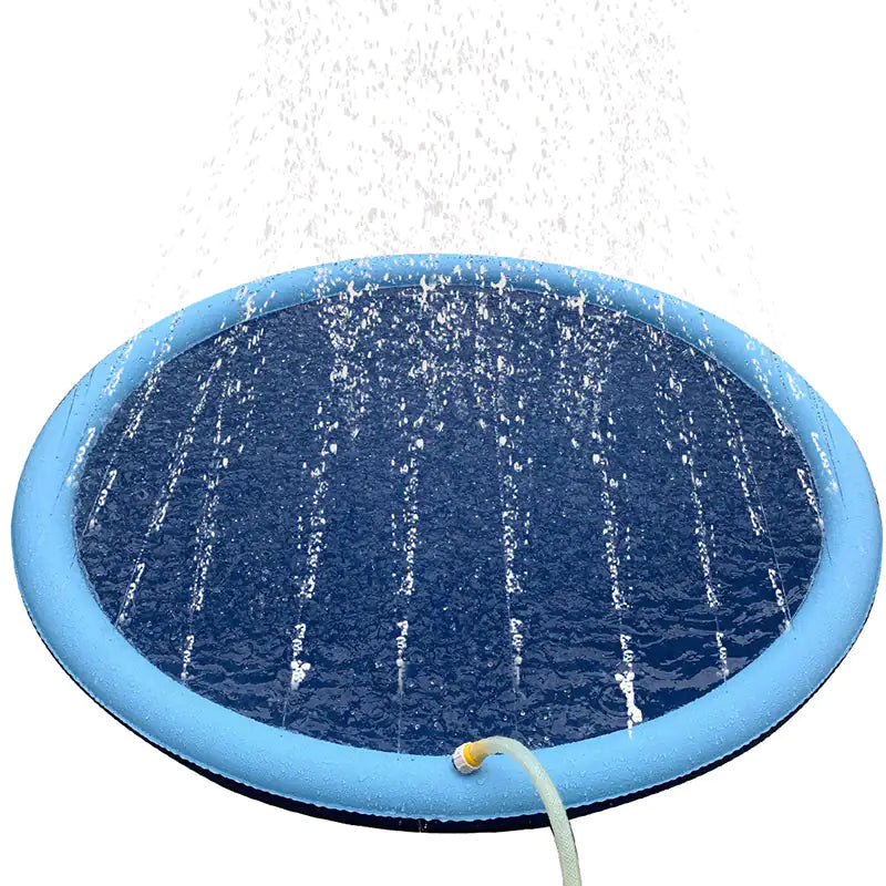 Dog Sprinkler Pad Blue Small