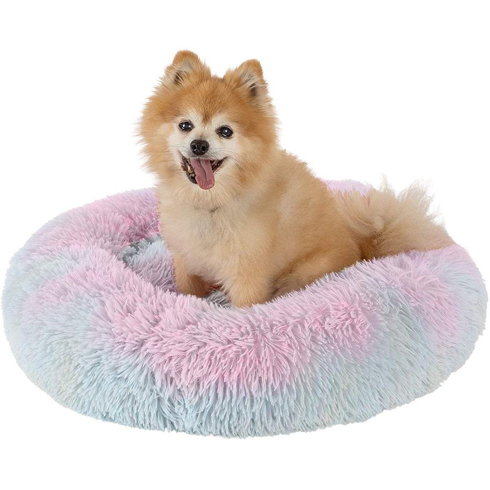 Fluffy Luxurious Orthopedic Donut Dog Bed