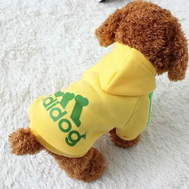 Dog Hoodies Yellow S 0.7-1.4kg
