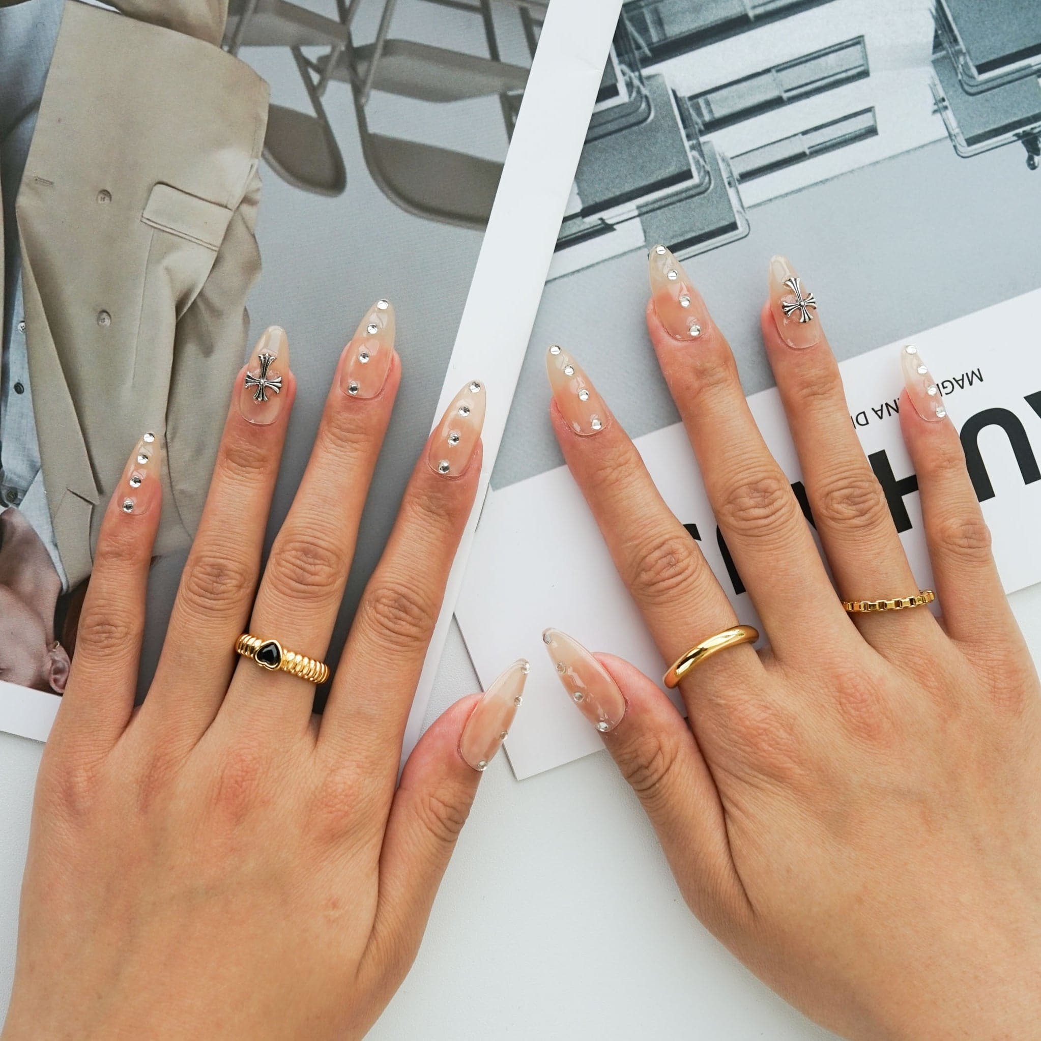 Handmade- Punk Passion Press On Nail Set