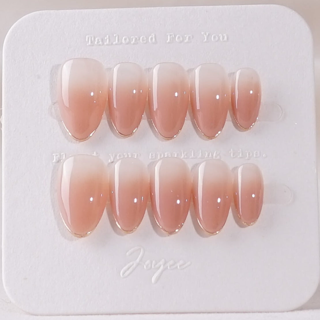 Handmade- Clean Grace Press On Nail Set