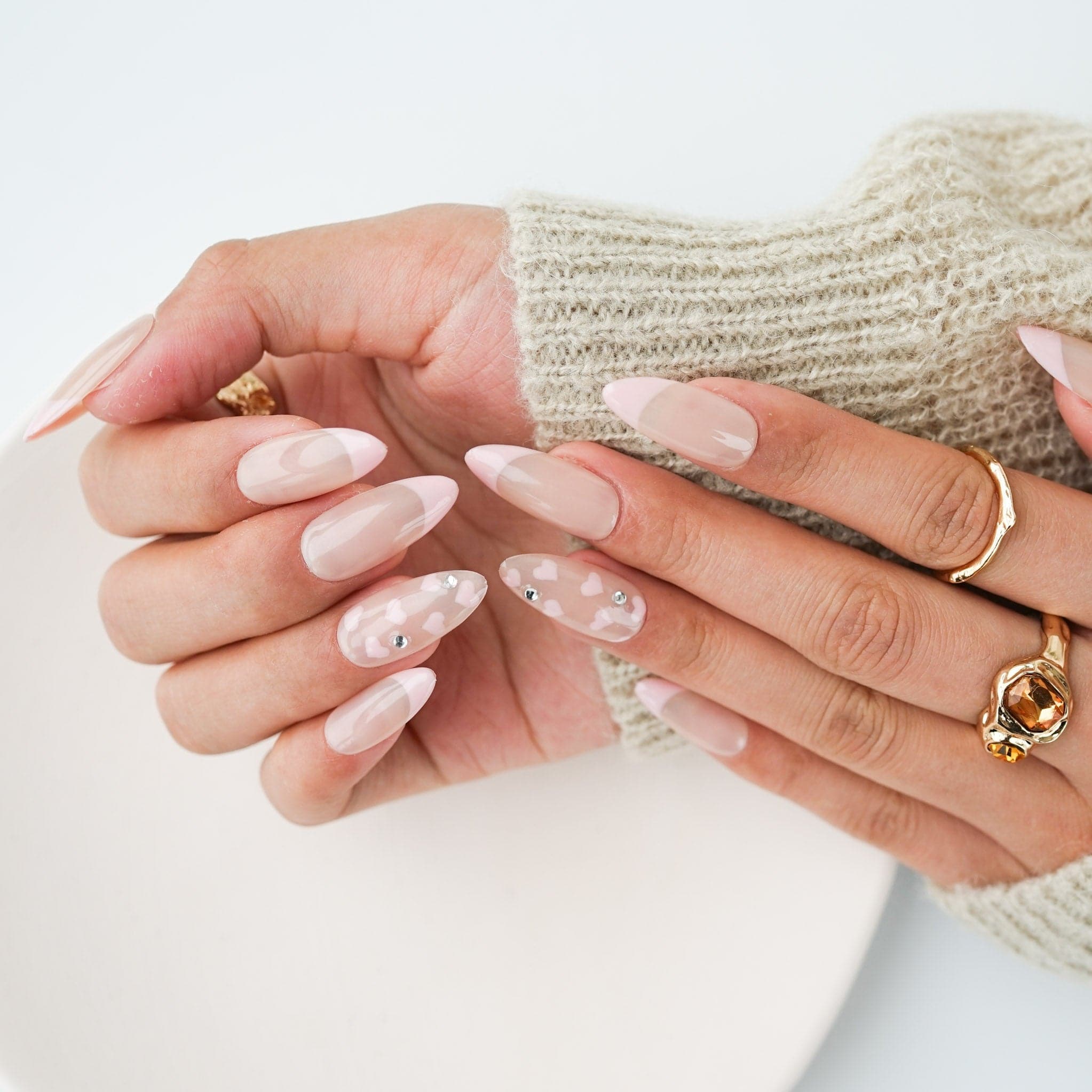 Handmade- Sweet love Press On Nail Set